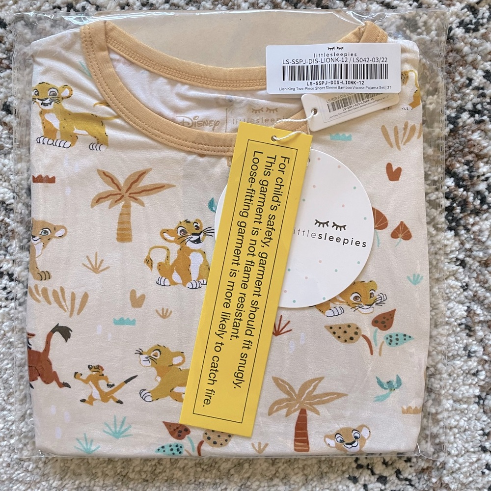 Lion King Little Sleepies Short Sleeve Set
